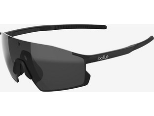 Bolle BS016001 Ανδρικά Γυαλιά Ηλίου Μάσκα Κοκάλινα Μαύρα με Μαύρο Φακό