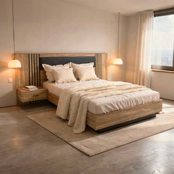 HomeMarkt Harry Κρεβάτι Υπέρδιπλο 160x200cm HM750.01