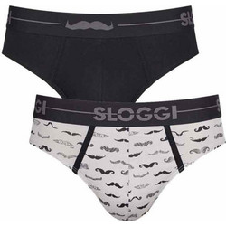 Sloggi Go Ανδρικά Σλιπ Βαμβακερά 2Pack 10205189-2