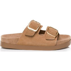 Seven Γυναικεία Σανδάλια Suede Μπεζ W403R0512-38Z