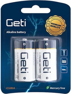 Geti Alkaline C 2τμχ