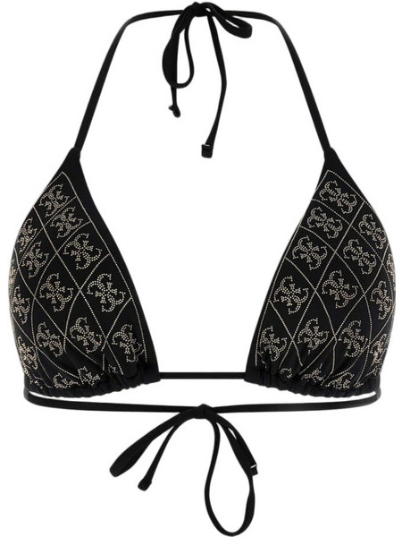 Guess Diane Bikini Top Τριγωνάκι Μαύρο E6GJ24KCUO2
