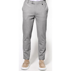 Tresor Ανδρικό Παντελόνι Chino Ελαστικό Slim Εφαρμογή Γκρι 4518