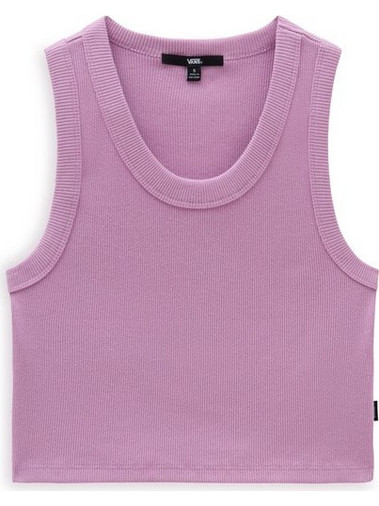 Vans Γυναικείο Καλοκαιρινό Crop Top Ριπ Μωβ VN000G3J-CR3