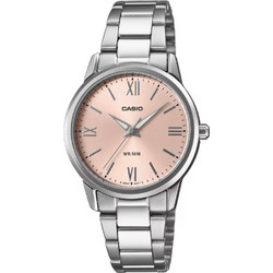 Casio Γυναικείο Ρολόι με Ασημί Μεταλλικό Μπρασελέ LTP-1303DD-4AV