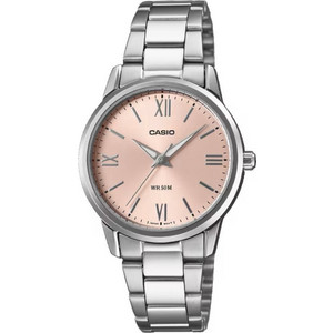 Casio Γυναικείο Ρολόι με Ασημί Μεταλλικό Μπρασελέ LTP-1303DD-4AV Casio Γυναικείο Ρολόι με Ασημί Μεταλλικό Μπρασελέ LTP-1303DD-4AV
