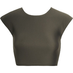 Sugarfree Γυναικείο Αθλητικό Crop Top Χακί 24868093-525