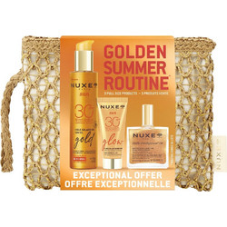 Nuxe Sun Gold Oil SPF30 150ml + Sun Glow SPF30 Sun-Kissed Fluid 40ml + Prodigieuse Dry Oil 50ml