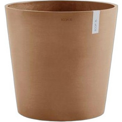 Ecopots Amsterdam 50 Γλάστρα Στρογγυλή Πλαστική Τερακότα 60x56cm 31635-137