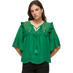 Pepe Jeans Gisela Γυναικείο Καλοκαιρινό Top Πράσινο PL304291-664