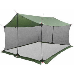 vidaXL Τέντα Παραλίας Πράσινη 340x260x220cm 42028563