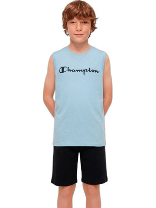Champion Παιδικό T-Shirt Αμάνικο Γαλάζιο 307540-BS224