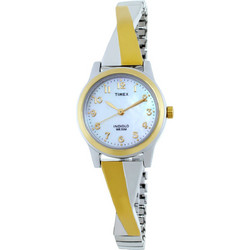 Timex Main Street Γυναικείο Ρολόι με Ασημί Χρυσό Μεταλλικό Μπρασελέ TW2V51100