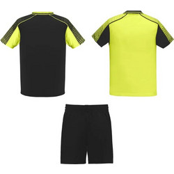 Roly Juve Παιδική Στολή Ποδοσφαίρου Lime Μαύρη 0525