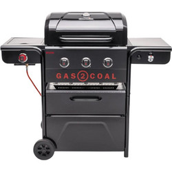 Char-Broil Ψησταριά Υγραερίου με 2 Εστίες 8.2kW Επιφάνειας 44.5x47.8cm GAS2COAL