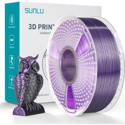 Sunlu Silk PLA+ 1.75mm Black Purple 1Kg