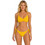 Benetton Bikini Set Μπουστάκι Κίτρινο 3UCJ5R02J-7Τ0