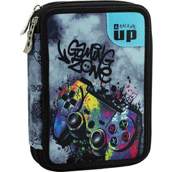 Back Me UP Game Zone Κασετίνα Γεμάτη με 2 Θήκες Πολύχρωμη 357-37100