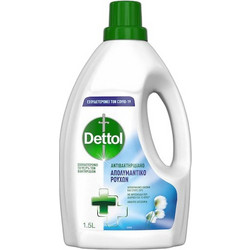 Dettol Fresh Cotton Υγρό Απολυμαντικό Ρούχων 12 Μεζούρες 1.5lt