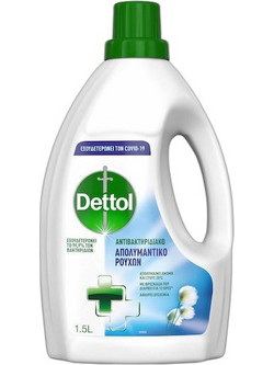 Dettol Fresh Cotton Υγρό Απολυμαντικό Ρούχων 12 Μεζούρες 1.5lt