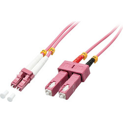 Lindy LC-SC Καλώδιο Οπτικής Ίνας 3m Pink 46362