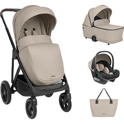 KikkaBoo Chiara 2027 Καρότσι Μωρού 3 σε 1 Beige