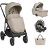 KikkaBoo Chiara 2027 Καρότσι Μωρού 3 σε 1 Beige