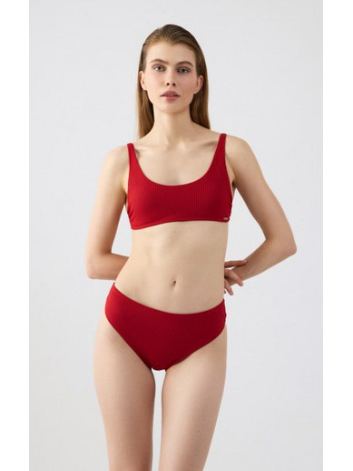Minerva Bikini Slip Μπορντό 90-92726