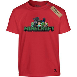 Takeposition Minecraft Παιδικό T-Shirt Κοντομάνικο Κόκκινο 214-806-4766