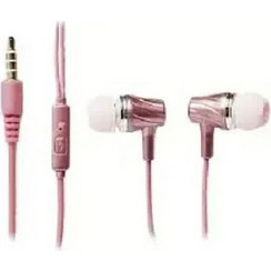Elmcoei EV-128 Handsfree In-Ear 3.5mm Golden Pink