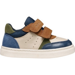 Geox Παιδικά Sneakers Μπεζ Καφέ Μπλε B465NC0CL22C0819
