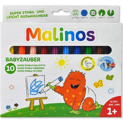 Amewi Baby Malinos Μαρκαδόροι Ζωγραφικής Σετ 10 Χρώματα