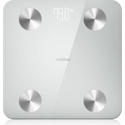 Niceboy SmartScale 2 Ηλεκτρονική Ζυγαριά με Λιπομέτρηση White