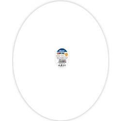 Alsuomi Καμβάς Ζωγραφικής σε Τελάρο Οβάλ Λευκός 40x50cm