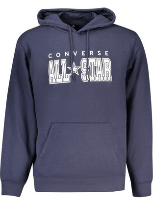 Converse Ανδρικό Αθλητικό Φούτερ με Κουκούλα Navy Μπλε CVM5K160-410