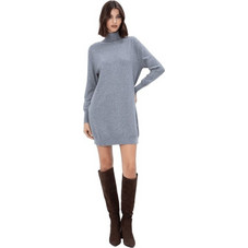 Toi & Moi Mini Βραδινό Φόρεμα Πλεκτό & Παγιέτες Γκρι 50-6954-226 Toi & Moi Mini Βραδινό Φόρεμα Πλεκτό & Παγιέτες Γκρι 50-6954-226