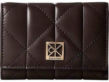 Calvin Klein Μικρό Γυναικείο Πορτοφόλι με Snap Σοκολατί LV04F1219G-BAL