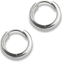 Silverline Σκουλαρίκια Κρίκοι Ασημί 0130176501
