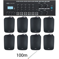 Sirus 4room Bundle L Παθητικά Σετ Ηχεία Εξωτερικού Χώρου 50W Αδιάβροχα IP66 Μαύρα