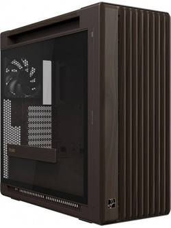 Asus ProArt PA602 Wood Edition Retro Brown Gaming Midi Tower Κουτί Υπολογιστή με Πλαϊνό Παράθυρο