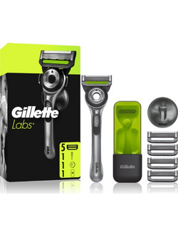 Gillette Labs Ανταλλακτικά Ξυραφάκια με 5 Λεπίδες & Λιπαντική Ταινία 4τμχ