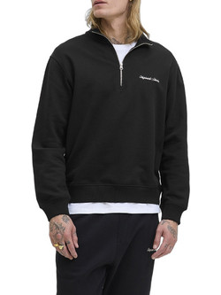 Jack & Jones Jornorrebro Emb Sweat High Neck Noos Φούτερ 12282899-BLACK