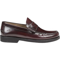 Fluchos Ανδρικά Μοκασίνια Loafers Δερμάτινα Μπορντό F0047