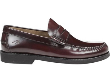 Fluchos Ανδρικά Μοκασίνια Loafers Δερμάτινα Μπορντό F0047
