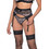 Milena By Paris Ζαρτιέρες με Δαντέλα See Through Μαύρες 5404