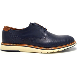 Robinson Ανδρικά Σκαρπίνια Derby Δερμάτινα Navy Μπλε 65321