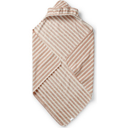 Elodie Details Stripes Βρεφικό Μπουρνούζι Κάπα Εκρού 80x80cm