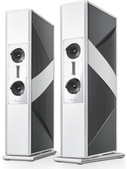 Burmester BC350 Ζεύγος Ηχείων Hi-Fi Δαπέδου 550W Silver Black
