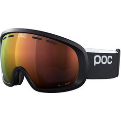 Poc Fovea Mid 408428701 Μάσκα Σκι & Snowboard Ενηλίκων Μαύρη με Φακό Καθρέπτη Χρυσό