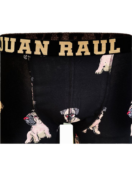 Juan Raul Coolest Pug Ανδρικό Μποξεράκι Μαύρο JR2412